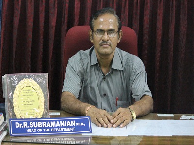 Dr. R. Subramanian